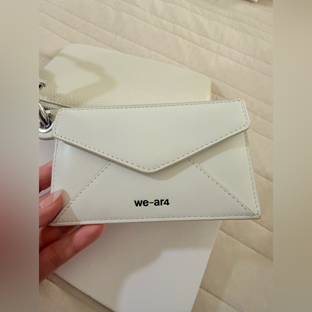 Mini Crossbody Wristlet in White - Women Bags Mini Bag - Picture 3 of 7